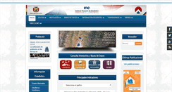 Desktop Screenshot of ine.gob.bo